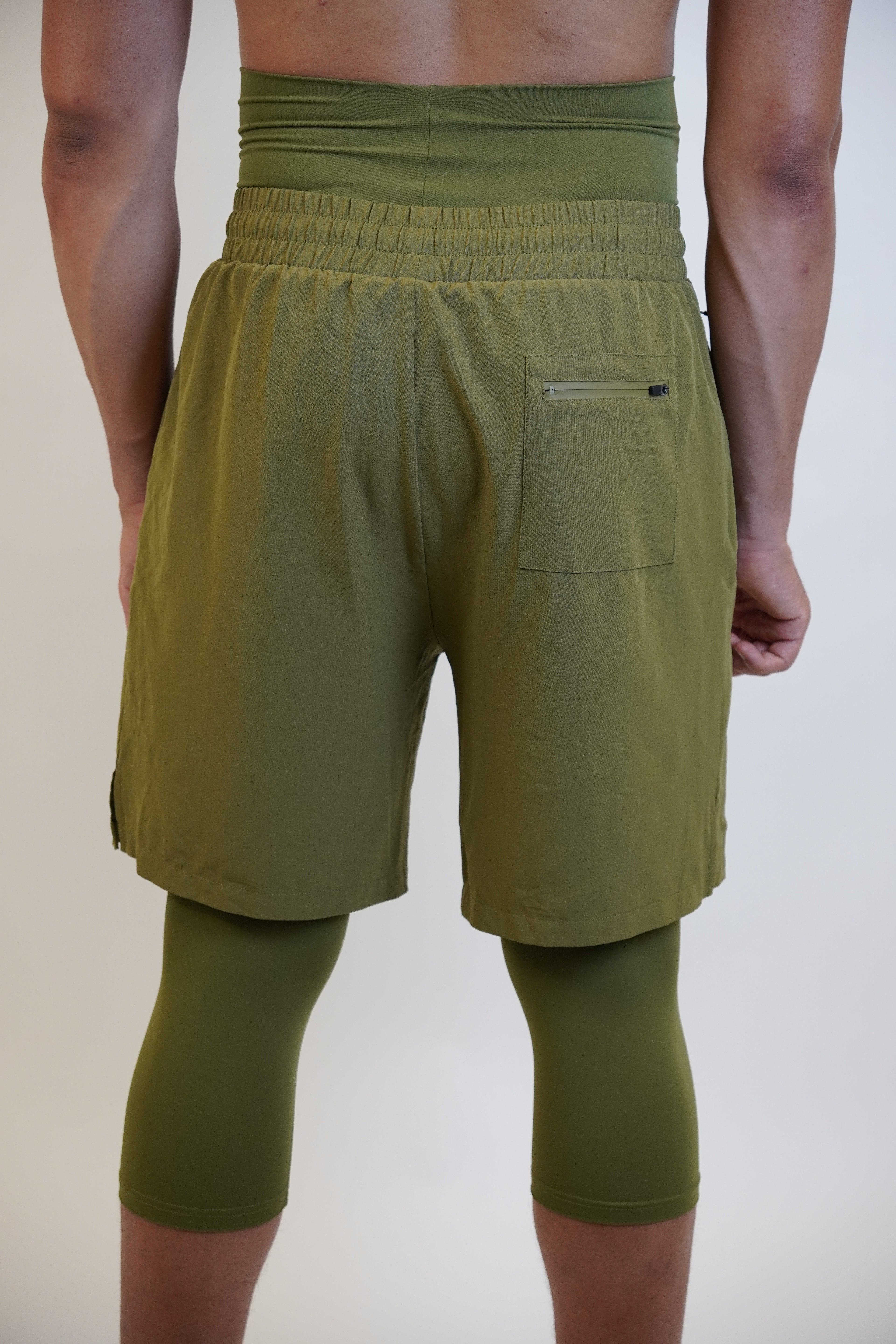 Ihsaan Awrah Shorts Khaki Green