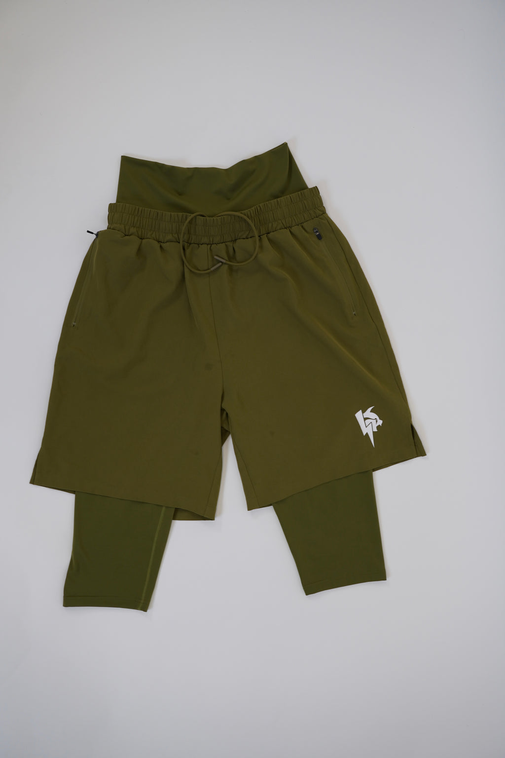 Ihsaan Awrah Shorts Khaki Green